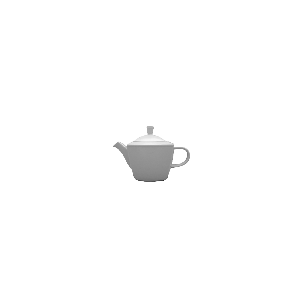Чайник «Виктория»; фарфор; 400мл; D=65, H=125, L=177, B=106мм; белый