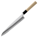 Нож для овощей «Усуба»; сталь нерж., дерево; L=18см; бежев., металлич.