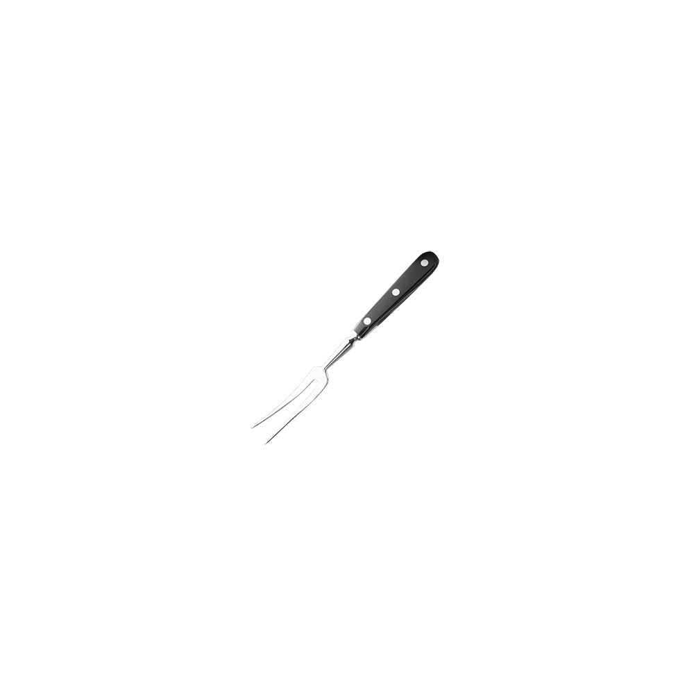 Вилка сервировочная; сталь нерж.; L=250/150, B=22мм; металлич., черный