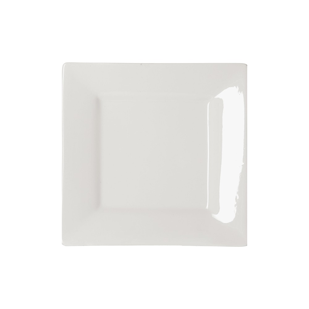 Тарелка квадратная «Кунстверк»; фарфор; H=31, L=294, B=294мм; белый
