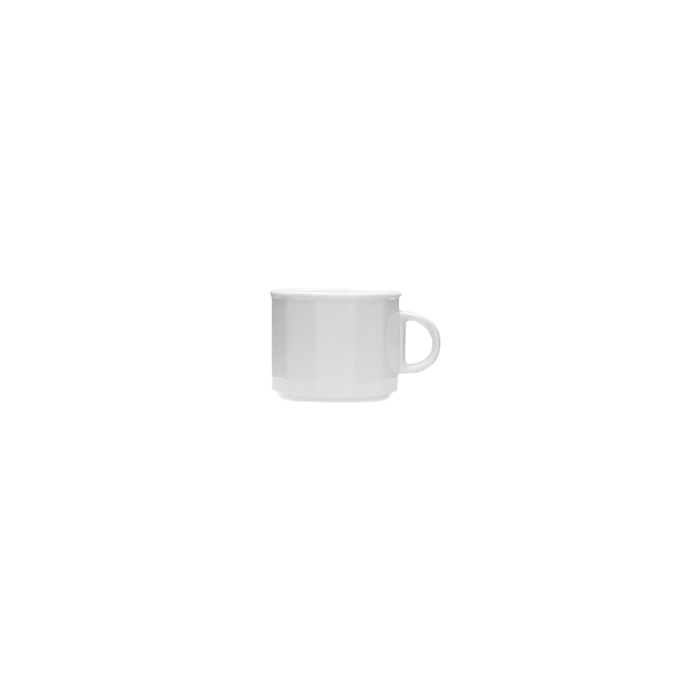 Чашка чайная «Меркури»; фарфор; 250мл; белый