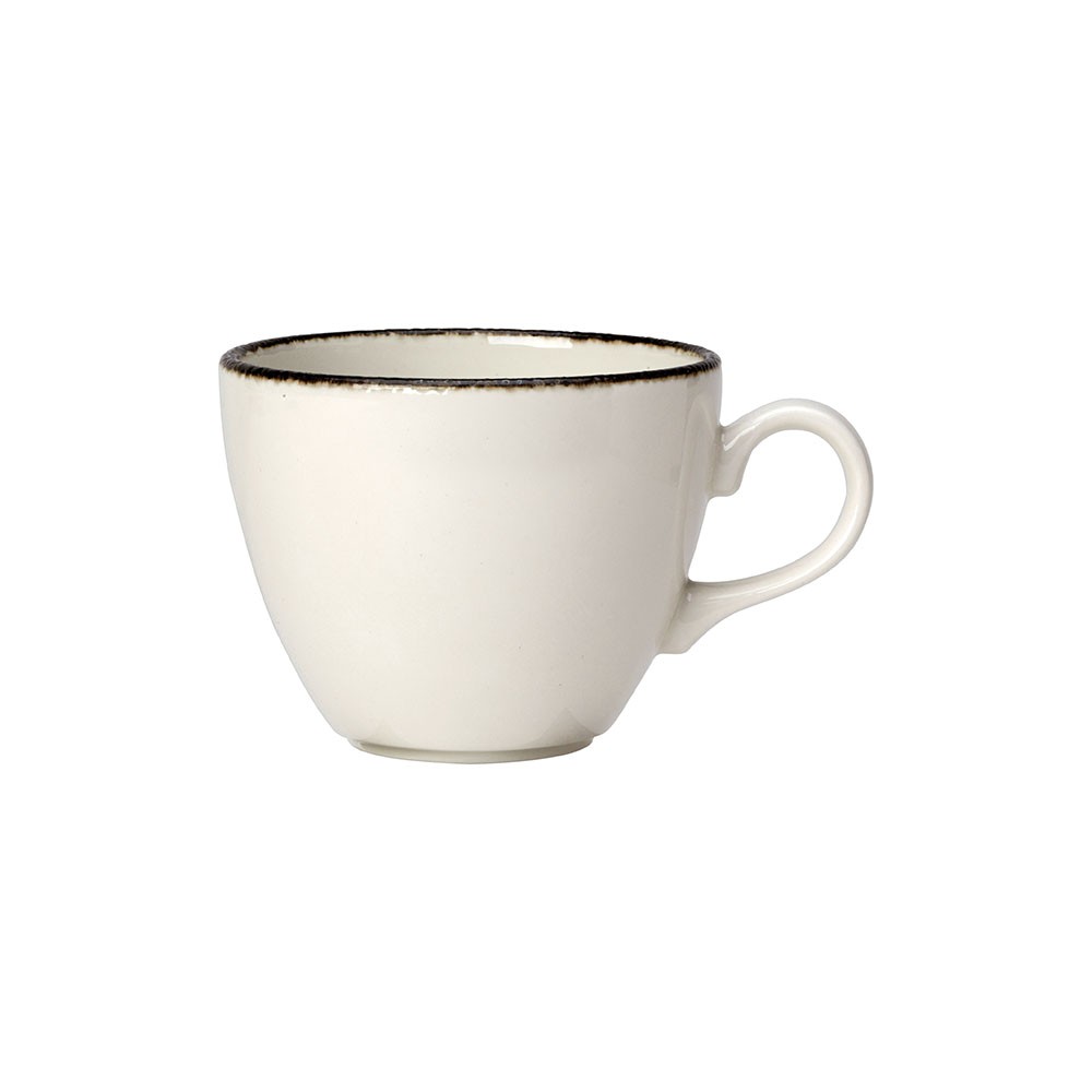 Чашка чайная «Чакоул Дэппл»; фарфор; 228мл; D=9см; белый, черный