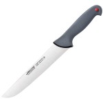 Нож для мяса «Колор проф»; сталь нерж., полипроп.; L=34/20см; серый