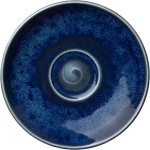 Блюдце «Визувиус Ляпис»; фарфор; D=12, 5см; синий