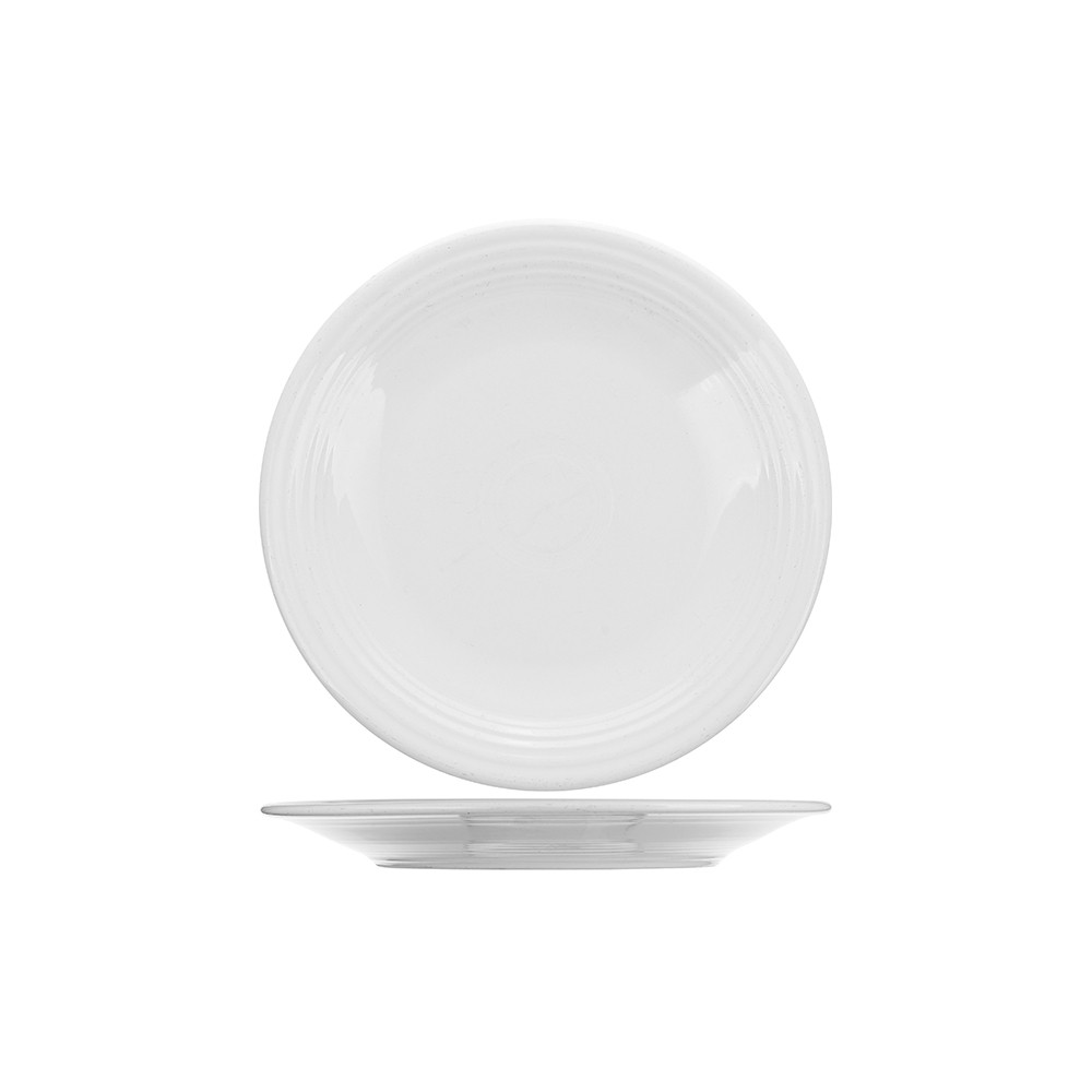 Тарелка мелкая; фарфор; D=300, B=51мм; белый