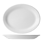 Блюдо овальное «Акапулько»; фарфор; белый