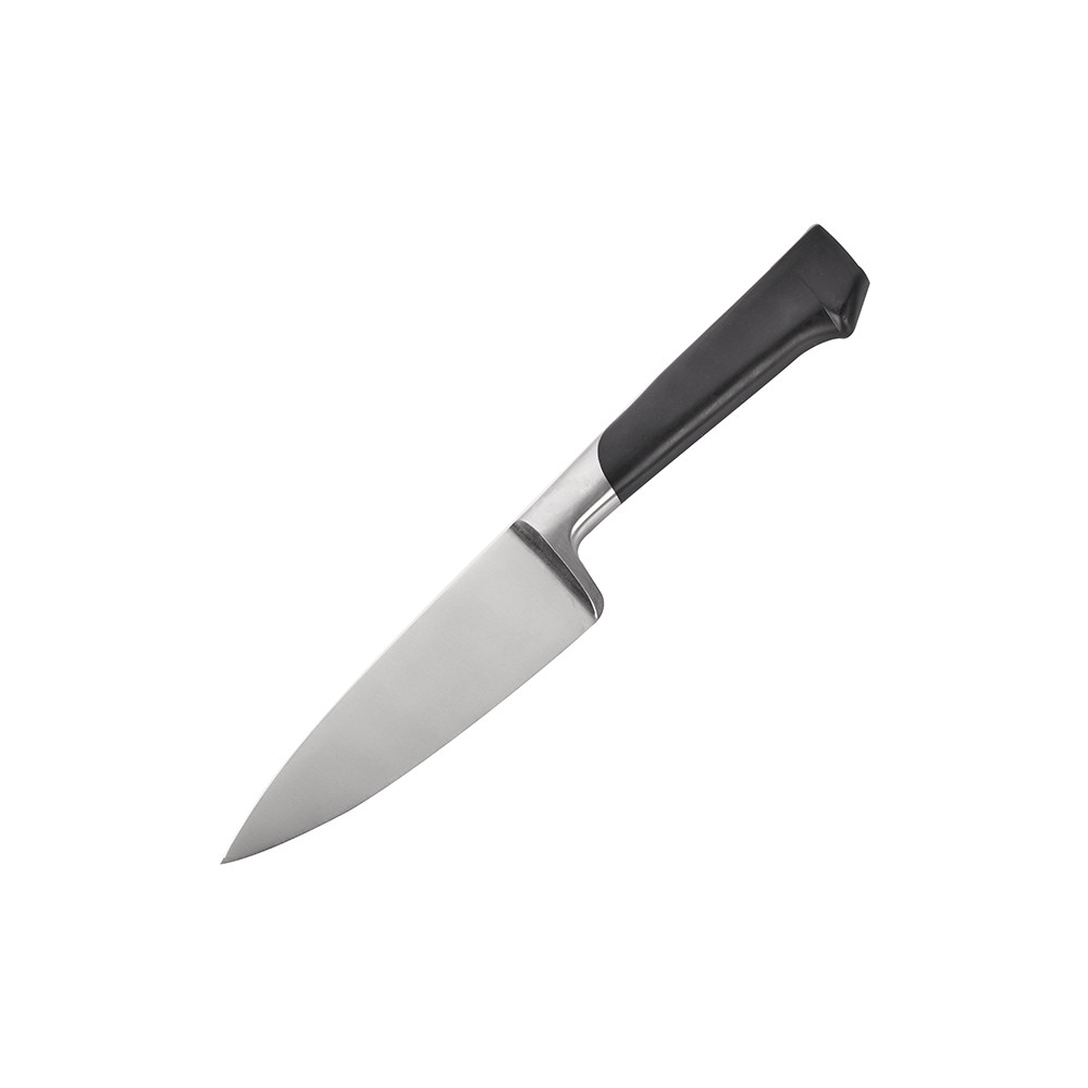 Нож кухонный; сталь, пластик; L=150, B=45мм; металлич., серый