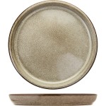 Блюдо круглое «Роберт Гордон»; фарфор; D=16, 5см; серый