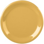Тарелка; пластик; D=230, H=23мм; желт.