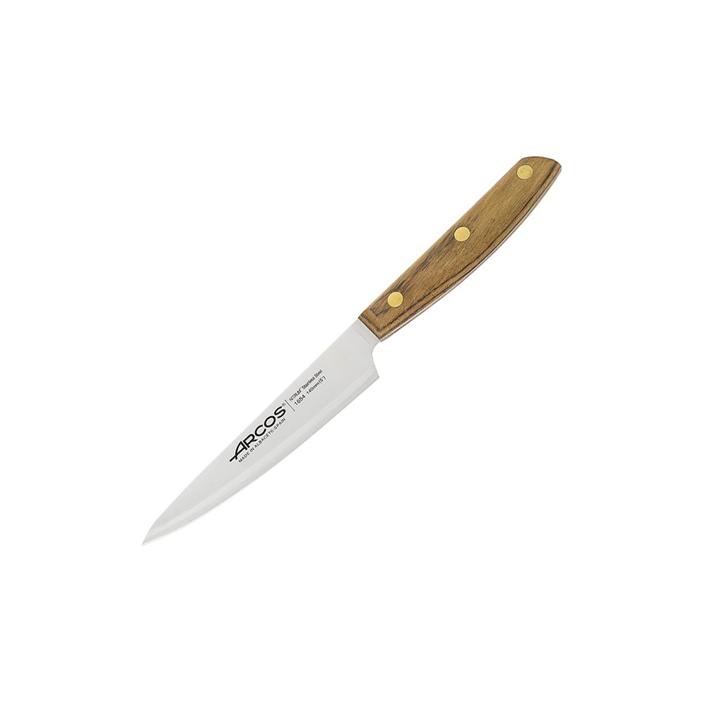 Нож поварской «Нордика»; сталь нерж., дерево; L=14см