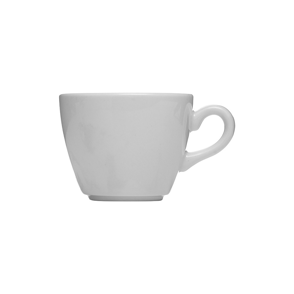 Чашка кофейная «Лив»; фарфор; 85мл; D=7см; белый