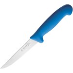 Нож поварской; сталь, пластик; L=278/150, B=37мм; голуб., металлич.