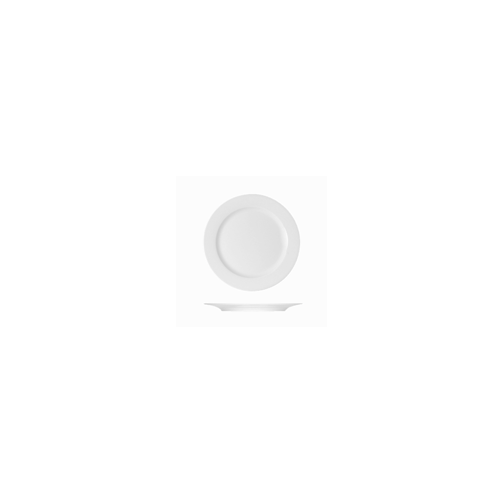 Тарелка мелкая «Мэтр»; фарфор; D=17см; белый