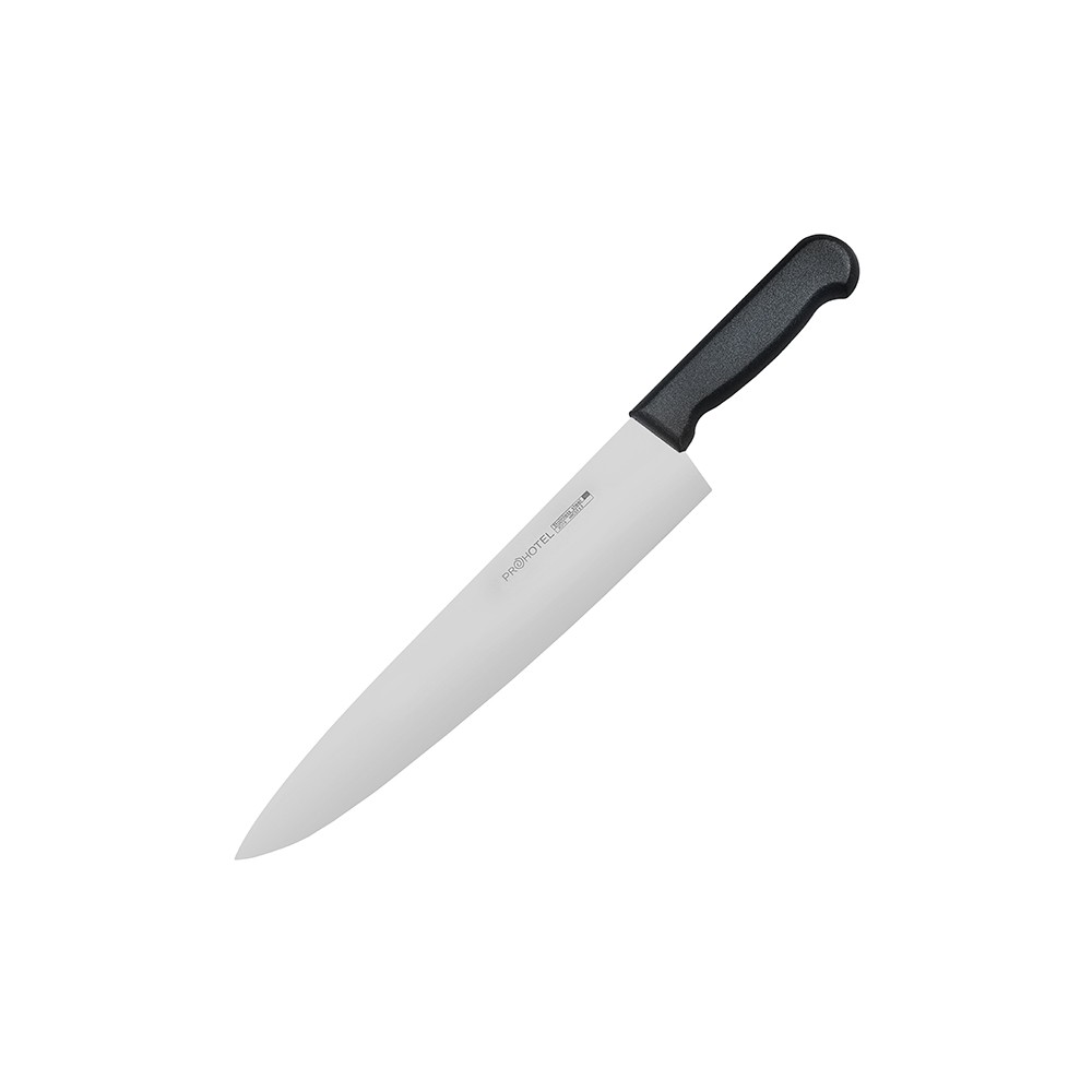 Нож поварской «Проотель»; сталь нерж., пластик; L=430/300, B=55мм; металлич.