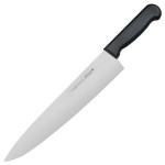 Нож поварской «Проотель»; сталь нерж., пластик; L=430/300, B=55мм; металлич.