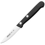 Нож для чистки овощей и фруктов «Универсал»; сталь нерж., полиоксиметилен; L=178/75, B=15мм; черный