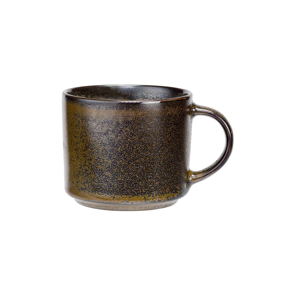 Чашка чайная «Юкатан»; керамика; 180мл; D=75мм; коричнев.