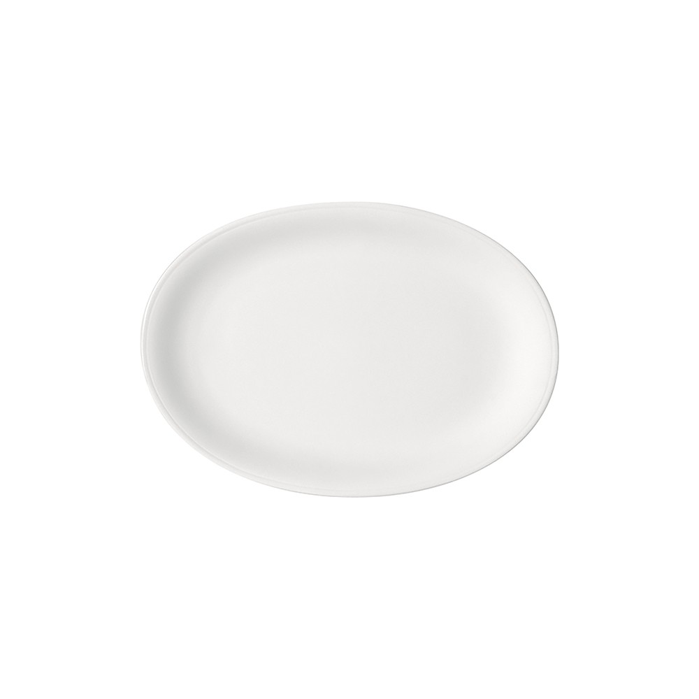 Блюдо овальное «Бонн»; фарфор; L=32, 3, B=22, 8см; белый