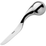 Нож столовый для людей с огран. возможн. с шарообр. ручкой; сталь нерж.; L=165/70, B=14мм