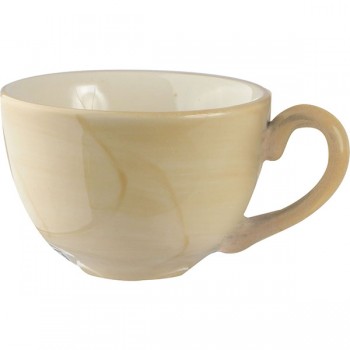 Чашка чайная «Хани»; фарфор; 340мл; D=10, H=7см; бежев.