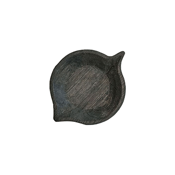 Блюдо «Ольха» темный дуб; H=30, L=185, B=130мм