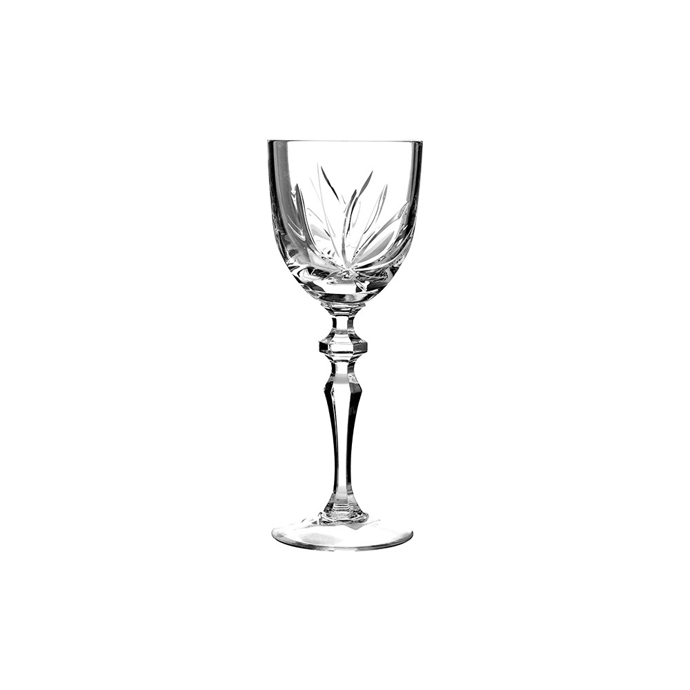 Бокал для вина «Цветок»; хрусталь; 250мл; D=87, H=203мм; прозр.