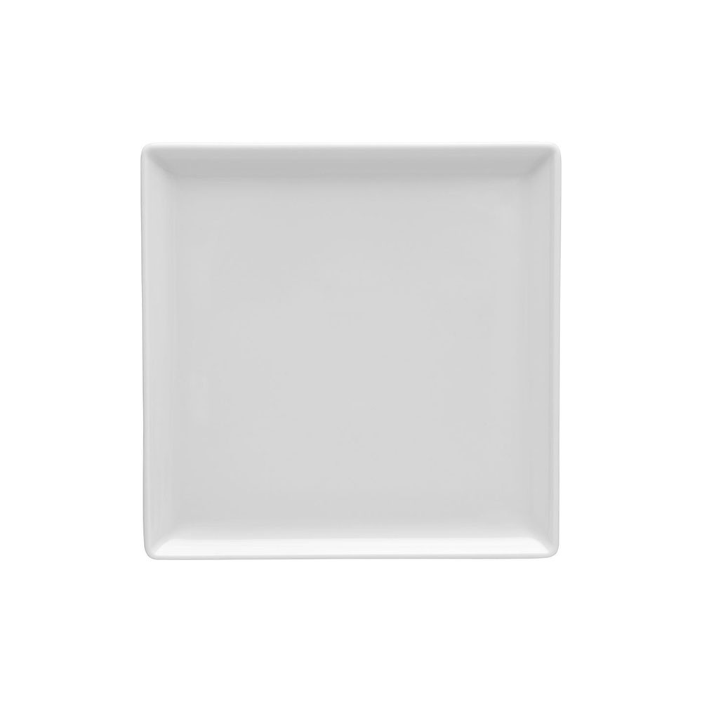 Тарелка квадратная «Анкара»; фарфор; L=17, B=17см; белый