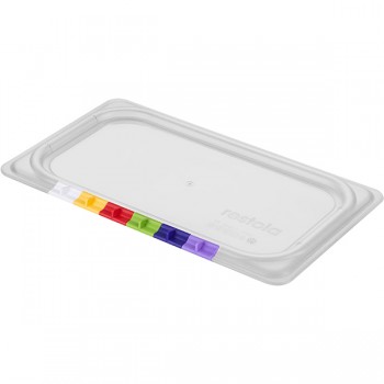 Крышка для гастроемкости (1/4); полипроп.; L=26, 5, B=16, 2см; прозр.