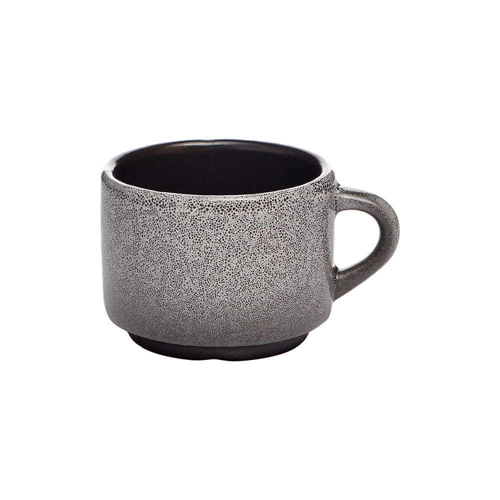 Чашка кофейная «Млечный путь»; фарфор; 80мл; белый, черный