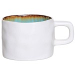 Чашка чайная «Лагуна Аззур»; керамика; 230мл; лазурн., белый