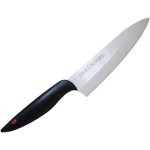 Нож кухонный «Шеф»; керамика, пластик; H=25, L=295/160, B=42мм; белый, черный
