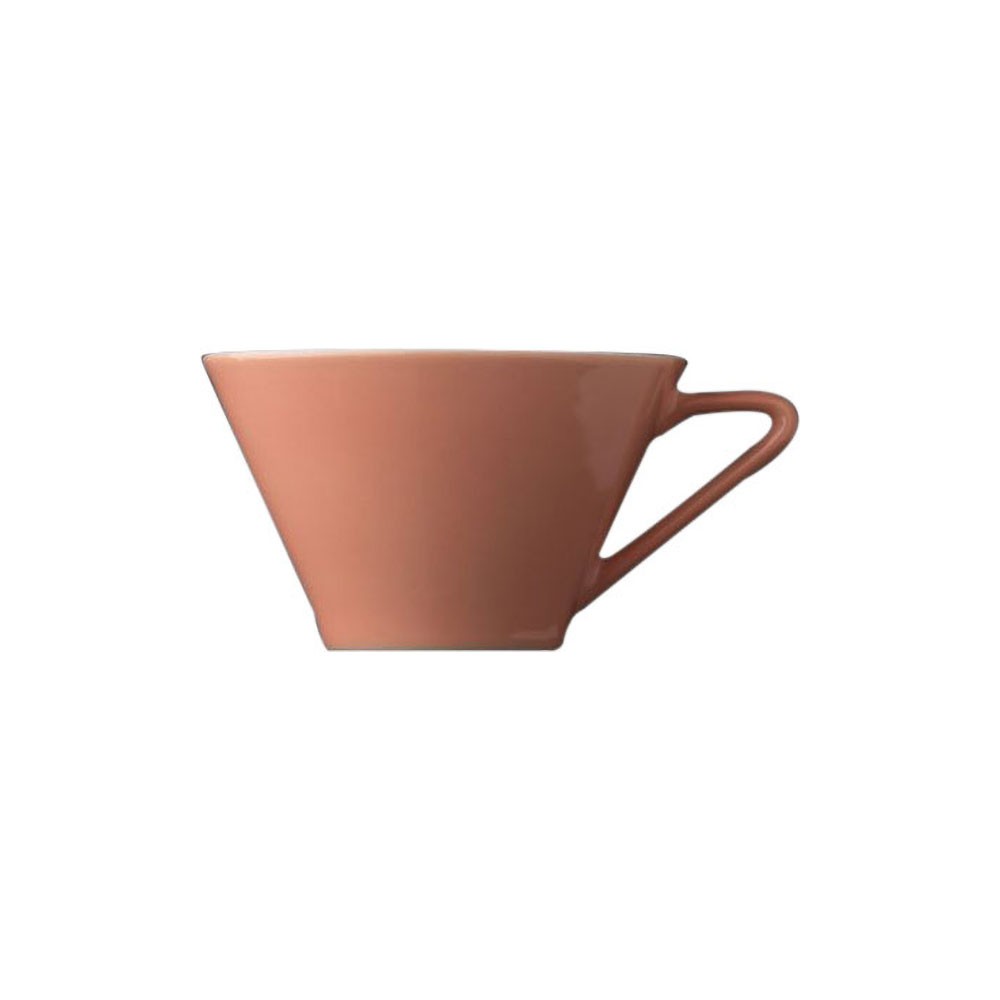 Чашка чайная «Дэйзи»; фарфор; 180мл; лососев.