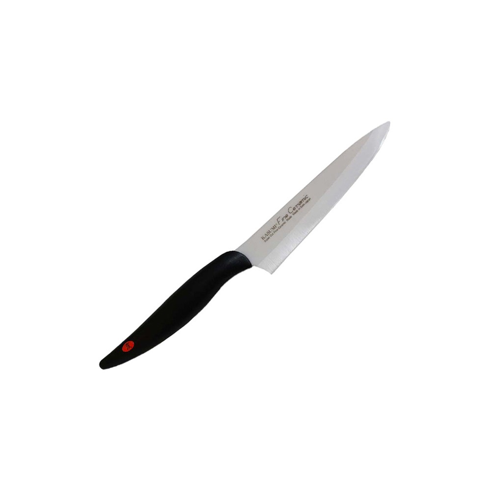 Нож кухонный универс.; керамика; L=24, 6см; белый, черный