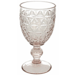 Бокал для вина «Абигейл»; стекло; 310мл; D=85, H=160мм; розов.