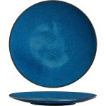 Тарелка мелкая; фарфор; D=28, 5см; синий