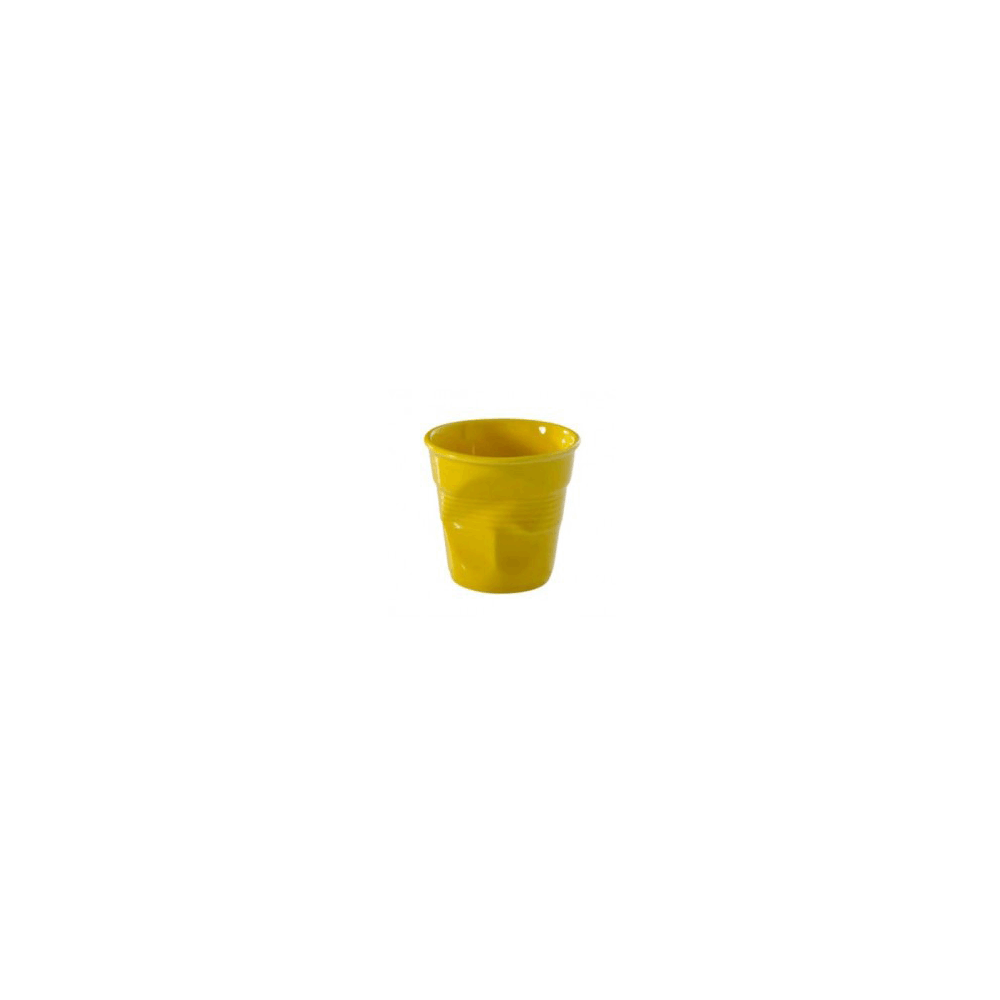 Стакан для капучино «Фруассэ»; фарфор; 180мл; D=85, H=85мм; желт.