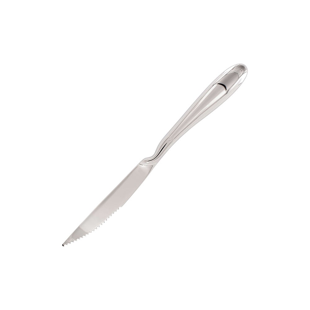 Нож для стейка с ручкой эрго «Анзо»; сталь нерж.; L=230/105, B=16мм; металлич.