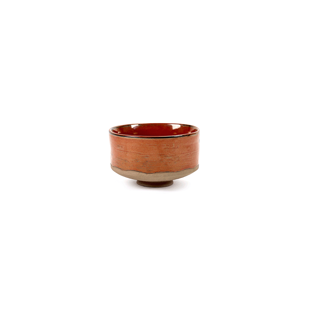 Салатник №1 «Мерси»; керамика; D=12, 5см; красный