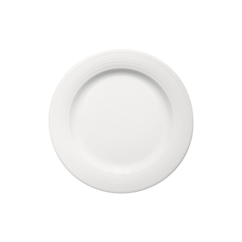 Тарелка пирожковая «Диалог»; фарфор; D=160, H=15мм; белый
