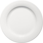 Тарелка пирожковая «Диалог»; фарфор; D=160, H=15мм; белый