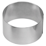 Кольцо кондитерское; сталь нерж.; D=80, H=45мм; металлич.
