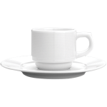 Чашка кофейная «Это Рома»; фарфор; 100мл; D=56мм; белый