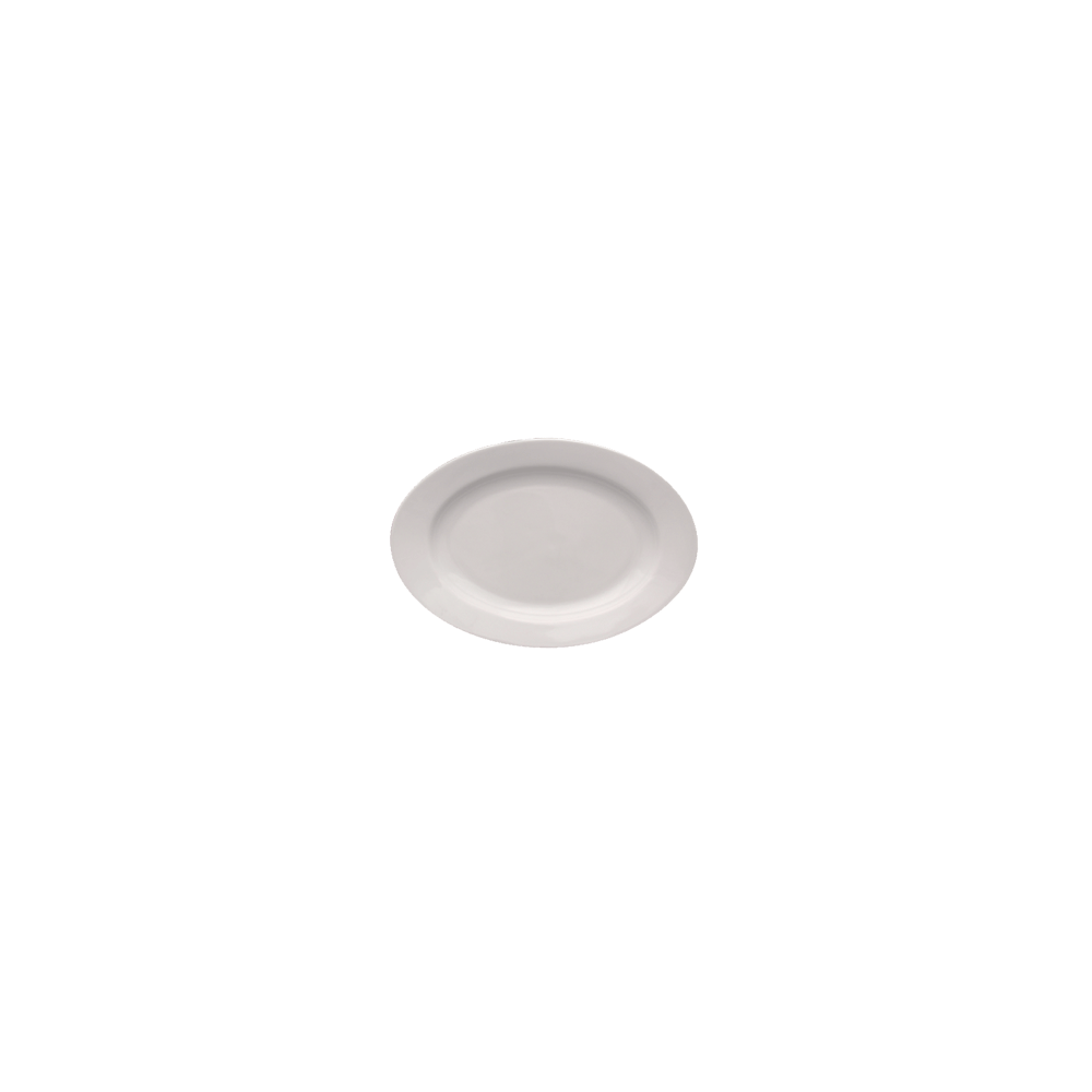 Блюдо овальное «Кашуб-хел»; фарфор; H=3, L=28, B=20см; белый