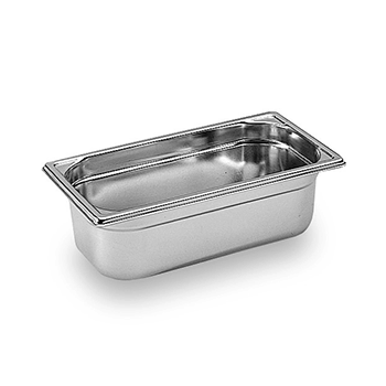 Гастроемкость (1/3); сталь нерж.; H=20, L=32, B=7см; металлич.