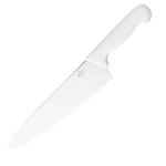 Нож «Шефс»; сталь нерж., пластик; L=43/30, B=6см; белый, металлич.