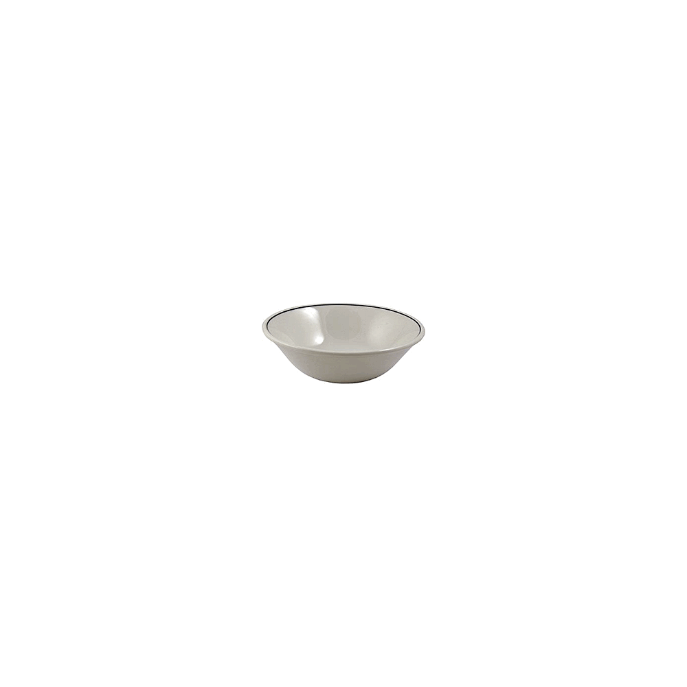 Салатник «Блэк Лайн»; фарфор; 450мл; D=162, H=55мм; белый, черный