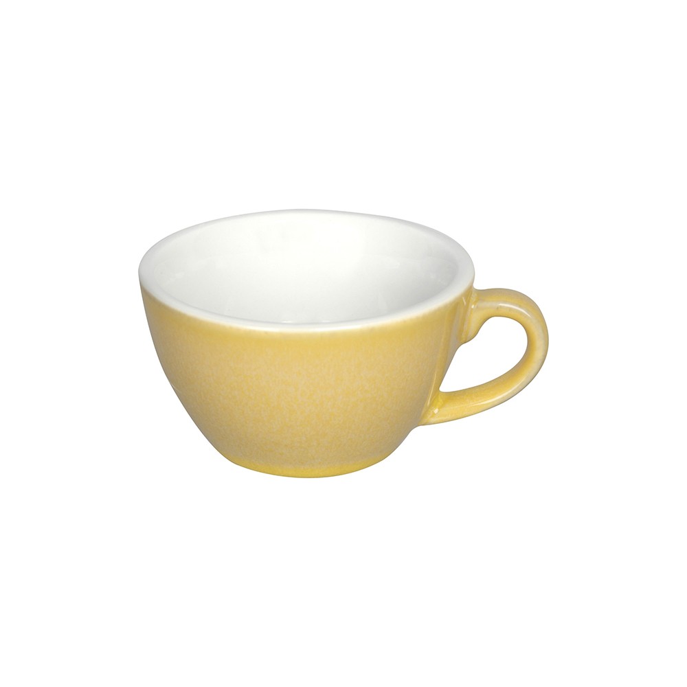 Чашка чайная «Эгг»; фарфор; 150мл; желт.