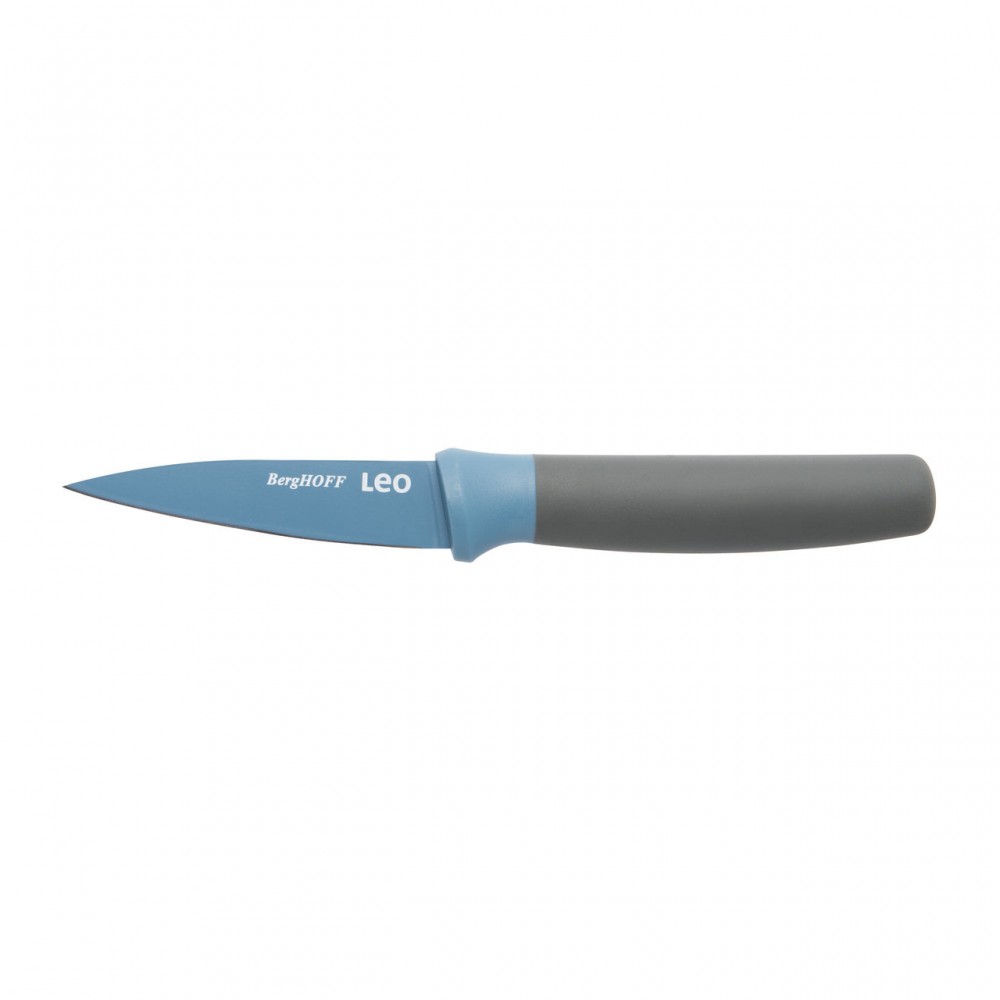 Нож для очистки 8,5см Leo (синий)