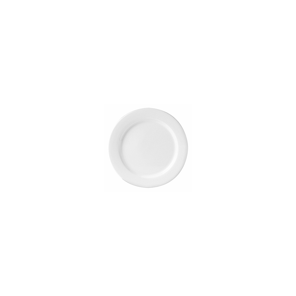 Тарелка мелкая; фарфор; D=27, H=2см; белый, коричнев.