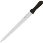 Нож кондитерский; сталь нерж.; L=31см; черный, металлич.